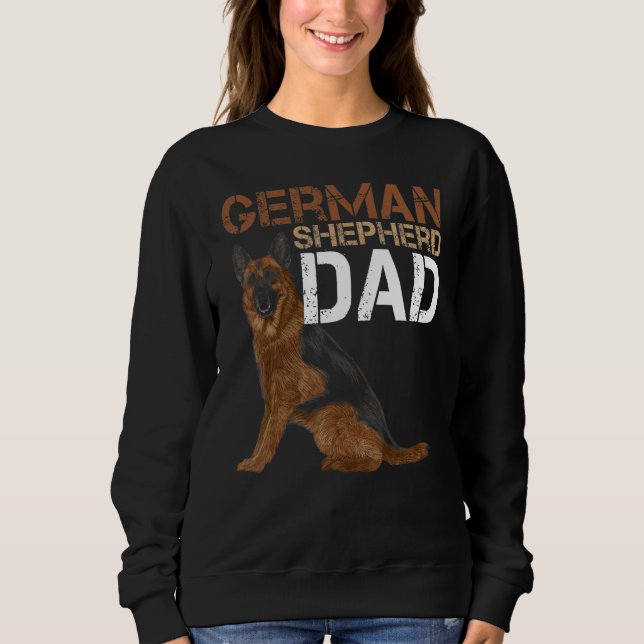 Camiseta Pai de German shepherd de adolescentes Shepard Dog (Frente)