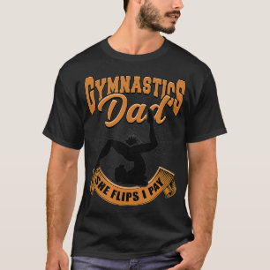 Camiseta Pai de ginástica Ela sacudir que eu pague Acrobati