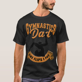 Camiseta Pai de ginástica Ela sacudir que eu pague Acrobati