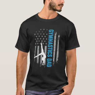 Camiseta Pai de ginástica  Padre Bandeira Americana
