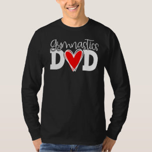 Camiseta Pai de ginástica Pontuação perfeita 10 ginástica d