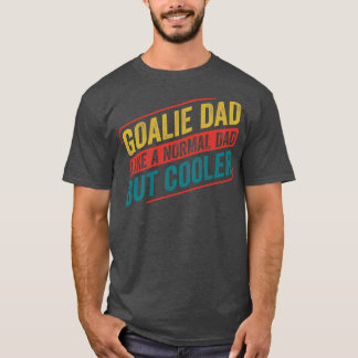 Camiseta Pai de goleiro de goleiro de hóquei em gelo