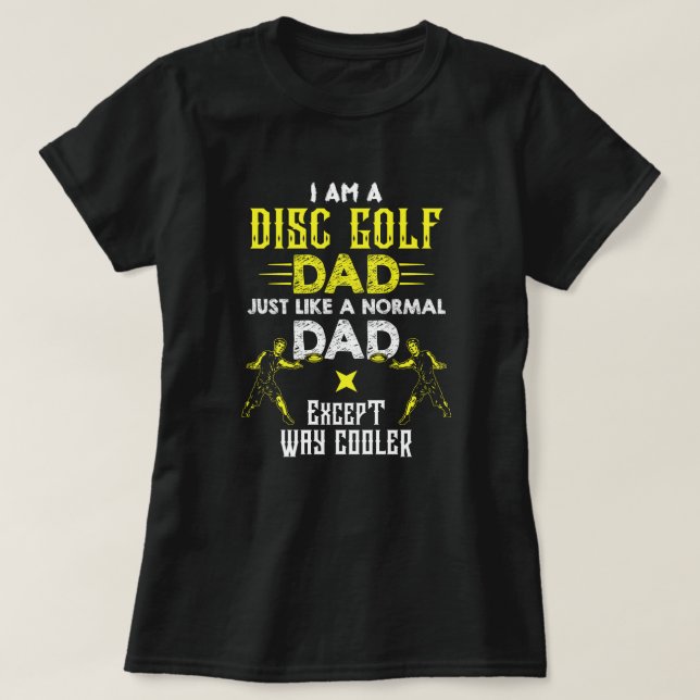 Camiseta pai de Golf de Disco Mais Fria (Frente do Design)