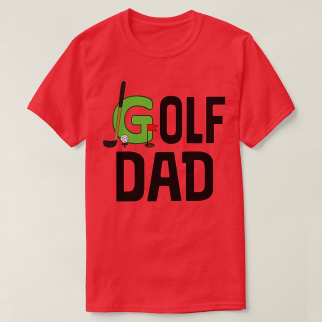 Camiseta Pai de Golfe (Frente do Design)