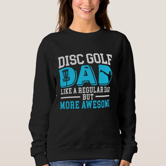 Camiseta Pai De Golfe De Disco Como Um Pai Regular Mas Um P (Frente)