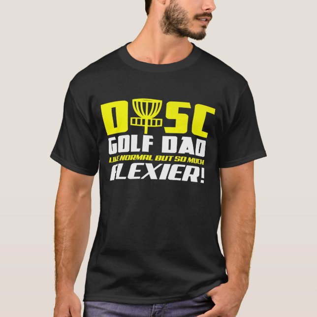 Camiseta Pai De Golfe De Disco Normal Mas Flexível (Frente)