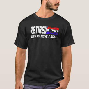 Camiseta Pai de Golfe Engraçado Carrinho de Golfe Aposenta