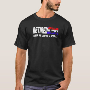 Camiseta Pai de Golfe Engraçado Carrinho de Golfe Aposenta