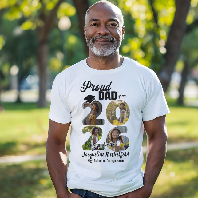 Camiseta Pai de Graduado de 2026 (Criador carregado)