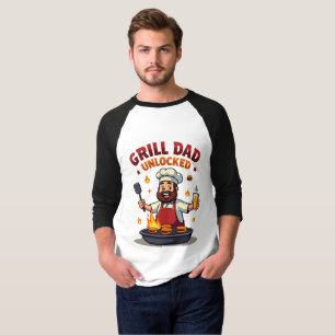 Camiseta Pai de grelha desbloqueado - Design de chef de CHU
