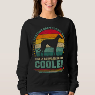 Camiseta Pai De Greyhound Italiano Como Uma Fath De Pai Reg