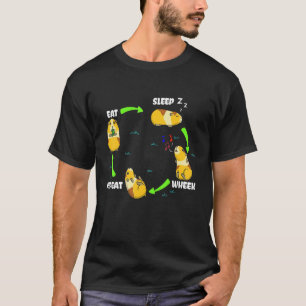 Camiseta Pai de Guiné Mãe Rodent Pet Cavy Animal