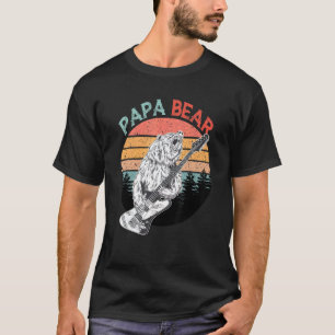 Camiseta Pai de Guitarra do Papa Bear Retro