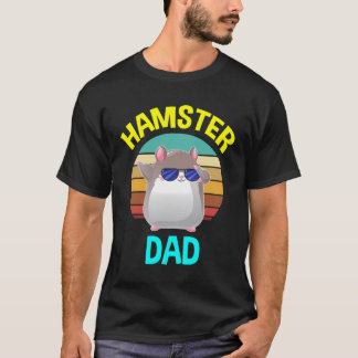 Camiseta Pai De Hamster, Sobremesas, Presentes Homens, Cria
