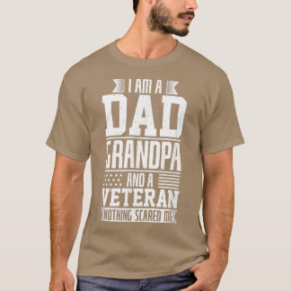 Camiseta Pai de Hanukkah de última hora vovô Veteran T-Sh