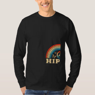 Camiseta Pai de Hippie 70s Nostalgia estética de 1970