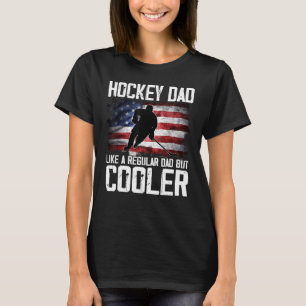 Camiseta Pai De Hockey Como Um Pai Regular Mas Fath Mais Fr