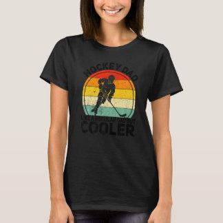 Camiseta Pai de Hockey no Gelo Masculino Retro Para Jogador