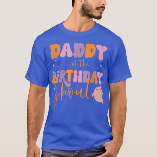 Camiseta Pai de Homens do Aniversário Ghoul Ghost Halloween