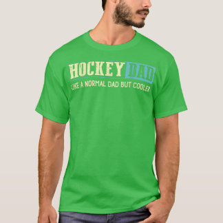 Camiseta Pai De Hóquei Como Pai Normal Mas Dia de os pais M