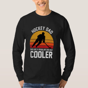 Camiseta Pai de Hóquei no Gelo do Pai de Hóquei em Vintage
