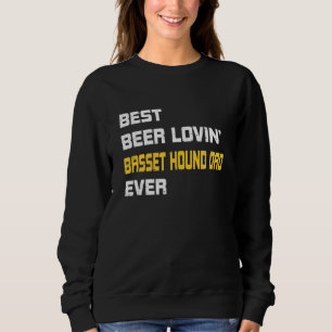 Camiseta Pai de Hound Basset Best Beer Loving Basset Hound