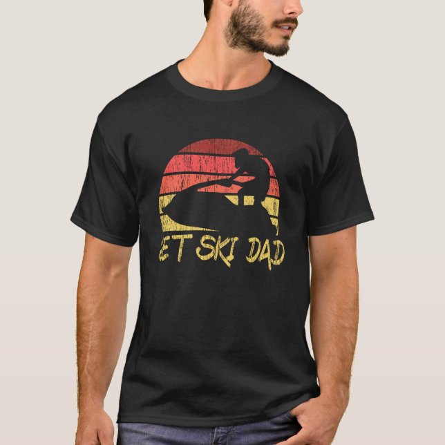 Camiseta Pai de Jet Ski Vintage (Frente)