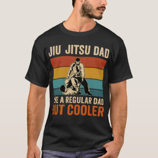 Camiseta Pai de Jiu Jitsu Como um Pai Regular Mas Mais Lega