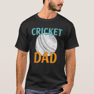 Camiseta Pai De Jogador De Críquete Vintage Oferece Amor En