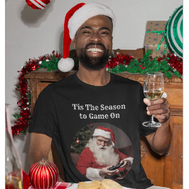 Camiseta Pai de jogos engraçados de Natal do irmão