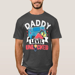 Camiseta Pai De Jogos Mens - Novo papai Jogador Premium Des