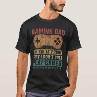 Camiseta Pai de jogos Pai Criança Pai Pai de jogadores de v