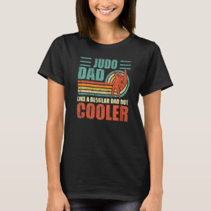 Camiseta Pai de Judo Vintage do Estilo Retro Mens