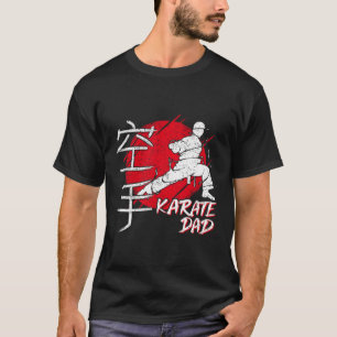 Camiseta Pai de Karatê Fonte Sol Japonês Karatê Dojo Artes