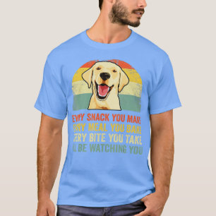 Camiseta Pai de laboratório amarelo Labrador Amarelo Labrad