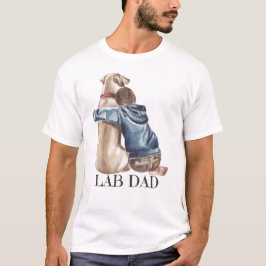 Camiseta Pai de laboratório, orgulhoso dono de cão labrador