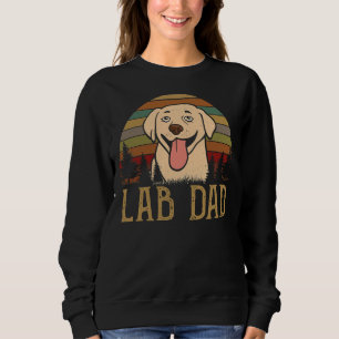 Camiseta Pai de laboratório Vintage labrador amarelo
