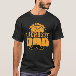 Camiseta Pai de Lacrosse Incrível Presente