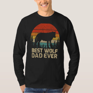Camiseta Pai De Lobo Melhor Do Dia de os pais De Lobo De Re