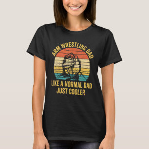 Camiseta Pai de Luta do braço Mens. Pai Normal, Ar Mais Fri