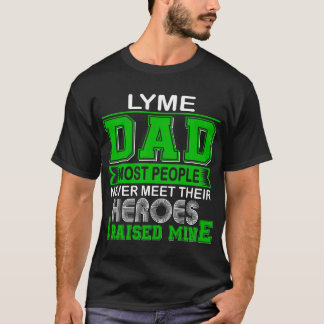Camiseta Pai De Lyme Orgulhoso Que Criei Mina