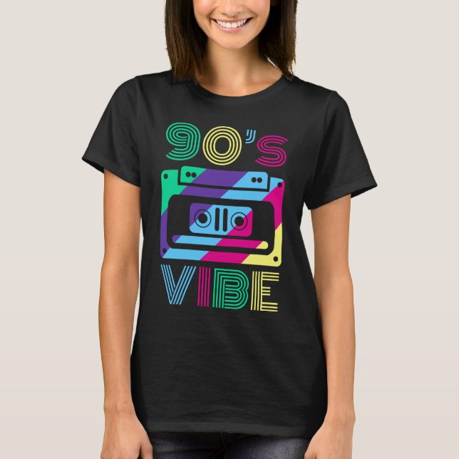 Camiseta pai de Mãe do Partido Temed 90 da Vibe 90 (Frente)