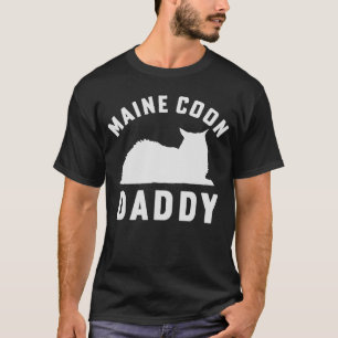 Camiseta Pai de Maine Coon Cat Pai Maine Coon Pai Proprietá