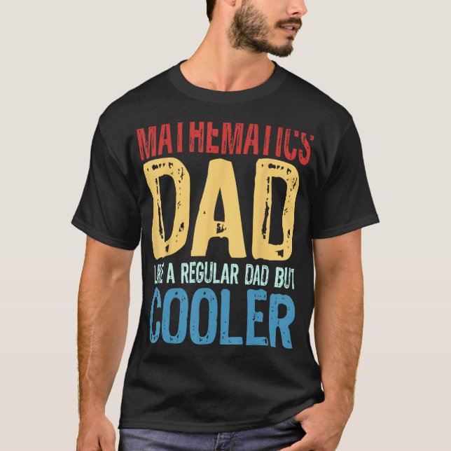 Camiseta Pai de matemática de adolescente como um Pai norma (Frente)
