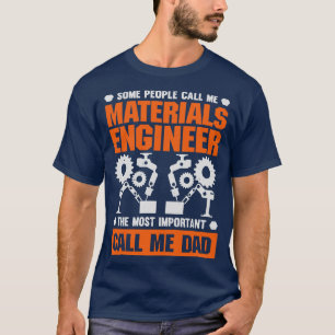 Camiseta Pai de materiais Engenheiro Padre Gift