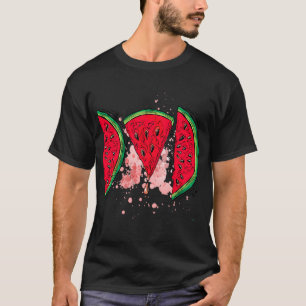 Camiseta Pai de melancia engraçado Summer Melon Fruta - Pai
