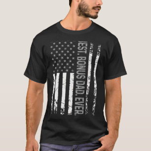 Camiseta Pai De Melhor Bônus Do Mens Alguma Vez Nos Eua Sin