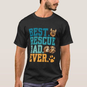 Camiseta Pai de Melhor Emergência para Adoção de Dias de os
