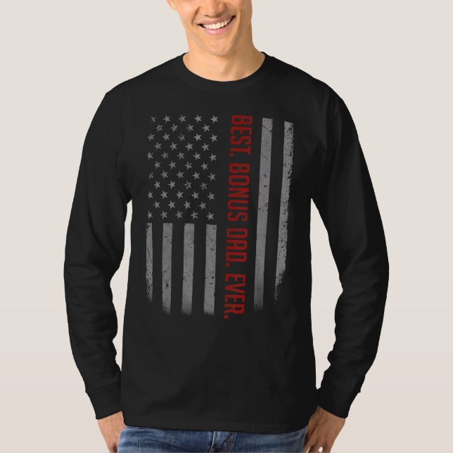 Camiseta Pai De Melhores Bônus Para Faes Da América (Frente)