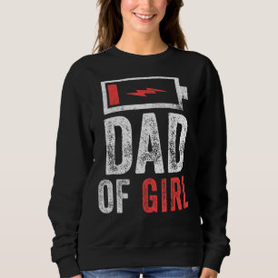 Camiseta Pai De Menina Do Nascimento Do Dia de os pais Filh